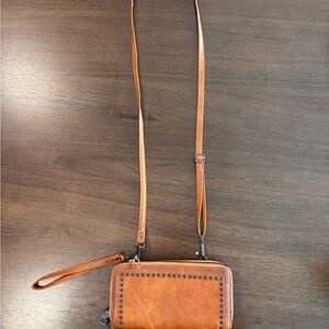 Brown Leather Crossbody Bag